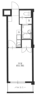 リバーレジデンス鳩川【3階】の間取り