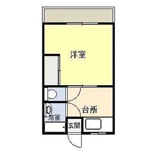 アルカコンネ成富【2階】の間取り