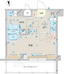 ルーブル上板橋【5階】の間取り