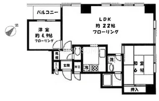 ストークタワー大通り公園I【9階】の間取り