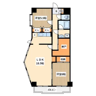 グランドヒル高橋【4階】の間取り