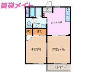 ヒルホーム青山【2階】の間取り