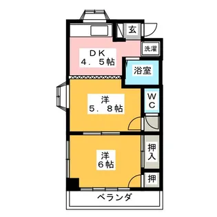 ネオ明治館【2階】の間取り