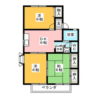 レジデンス五条【1階】の間取り