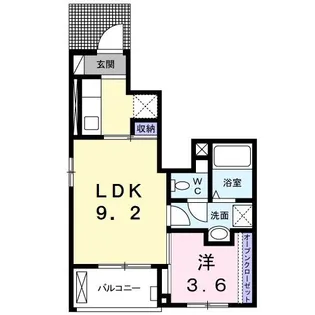 サンリット・ガーデン 小曽根S【1階】の間取り