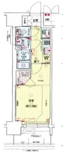 1Kの間取り画像