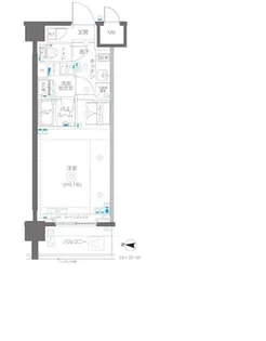 ZOOM錦糸町North【4階】の間取り