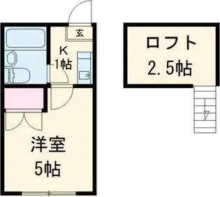 東京都墨田区墨田3【アパート】の間取り