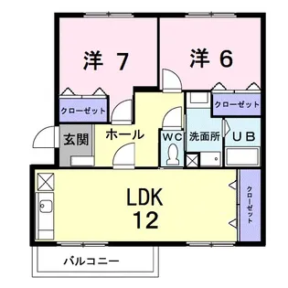 サンパティークI【3階】の間取り