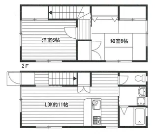 東京都中野区鷺宮6【アパート】の間取り
