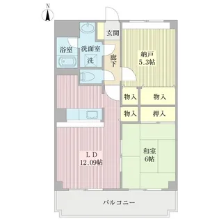 Paysage【4階】の間取り