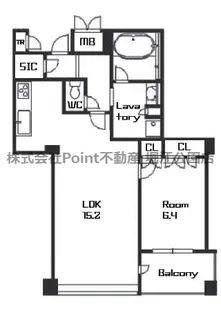 大阪府大阪市西区江戸堀1【マンション】の間取り