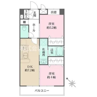 東京都中野区中央2【マンション】の間取り