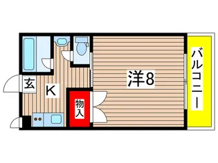 サンキマンション【2階】の間取り