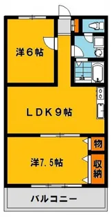 コーポエイチアイB【2階】の間取り