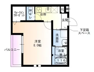 フジパレス湊サウス【2階】の間取り