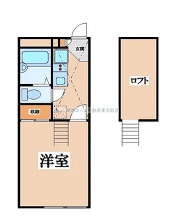 レオパレスブラウニー【1階】の間取り