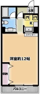 メゾン弥生【4階】の間取り