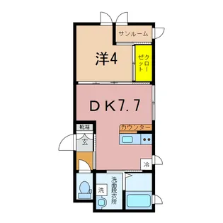 ラズベリー【2階】の間取り