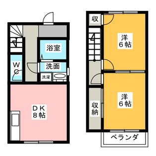 愛知県清須市土田1【一戸建】の間取り