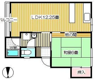 シティライフ柳原【2階】の間取り