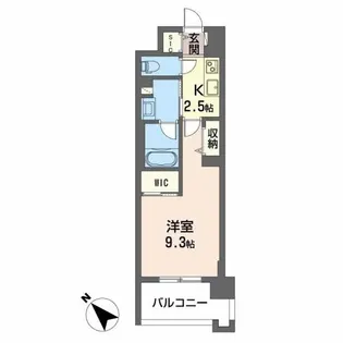 Roothill 10【3階】の間取り