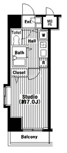 グランド・ガーラ芝公園【6階】の間取り