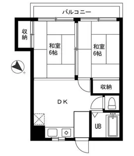 第2浜中マンション【3階】の間取り