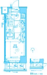 神奈川県横浜市鶴見区鶴見中央4【マンション】の間取り