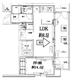 クラッシーコート北大塚【5階】の間取り