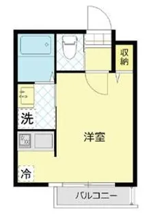 東京都品川区大井2【アパート】の間取り