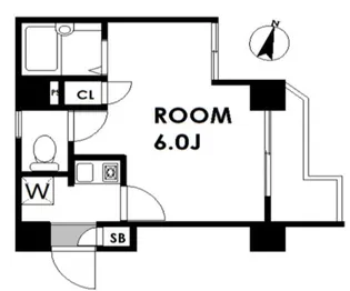 サンテミリオン笹塚【5階】の間取り