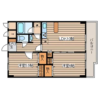 エクセルフラッツ【5階】の間取り