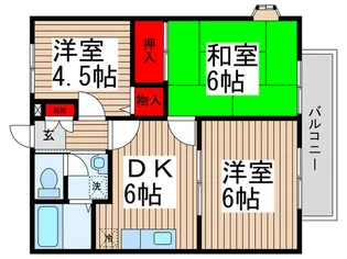 サンセリオ【1階】の間取り