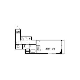 シャテーヌII【3階】の間取り