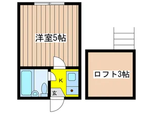 プラザドゥバルカン【1階】の間取り