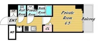 City Lux Namba South【11階】の間取り