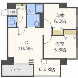 カサトレスベレーザ【2階】の間取り