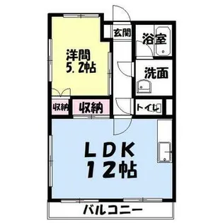 ルシェンテ【3階】の間取り