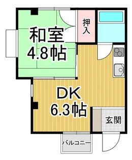 ジョンメゾン山田2【2階】の間取り