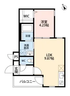 QuatreSaisons井尻【2階】の間取り