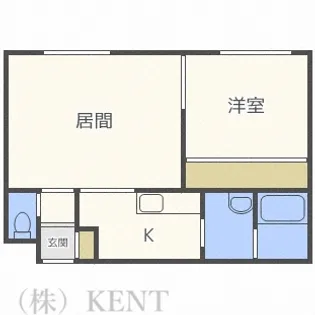 West Court B【2階】の間取り
