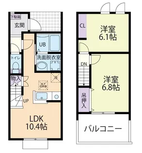ゴッドサワーメゾン Bの間取り