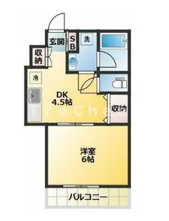 ドエル小竹向原ワン【2階】の間取り