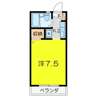 イシグロレジデンス【1階】の間取り