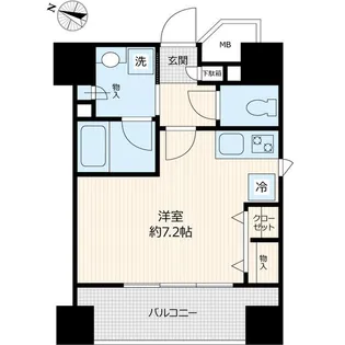 ナビウス東日本橋1番館【5階】の間取り