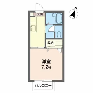 ベルフレンズ鳥居ヶ丘【2階】の間取り