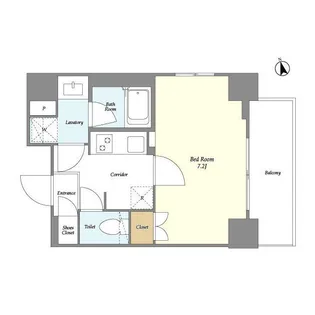 フレシア赤塚新町【4階】の間取り
