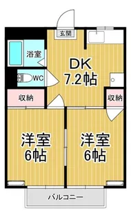 メゾン・ド・コションA【1階】の間取り