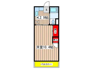 日吉第5コーポ別館【6階】の間取り